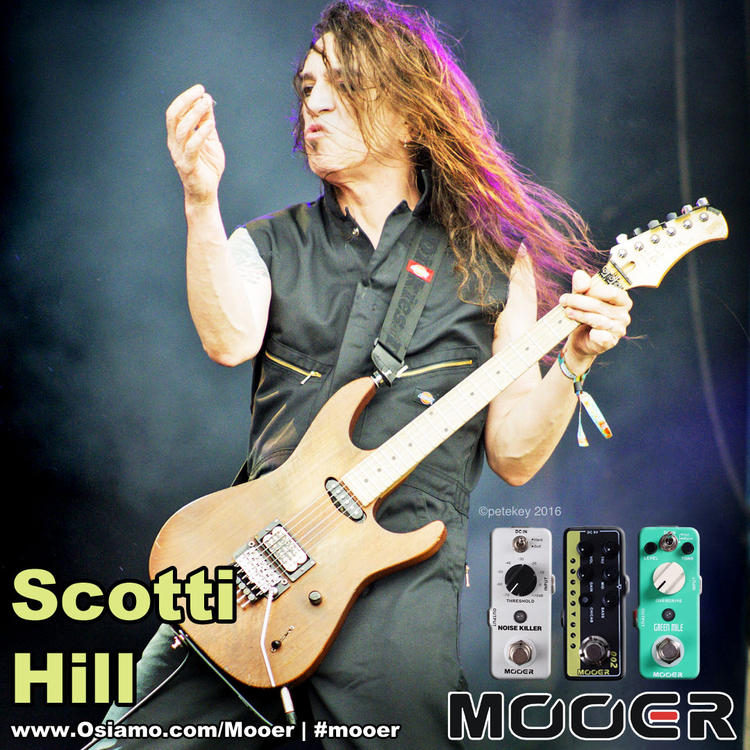 Scotti Hill, Mooer Artist and Endorser